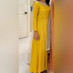 Yellow anarkali - perfect condition